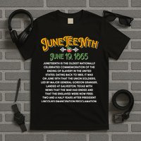 Juneteenth June 19 1865 African American History T-Shirt