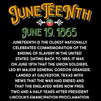Juneteenth June 19 1865 African American History T-Shirt