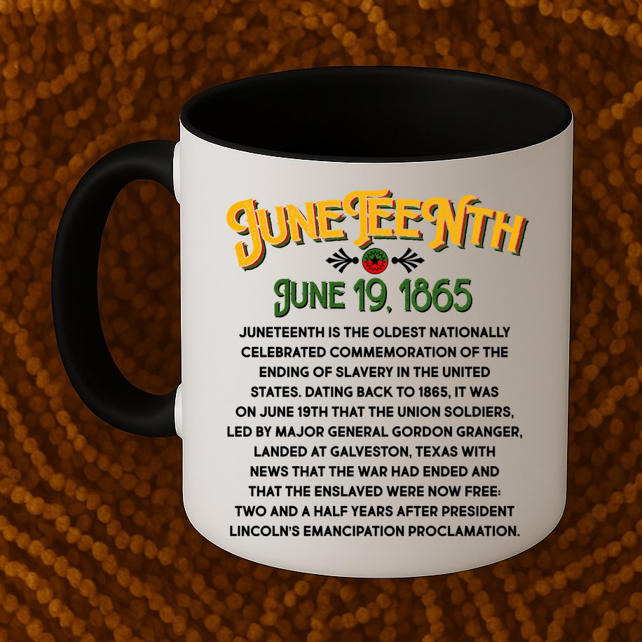 Juneteenth June 19 1865 African American History Mug