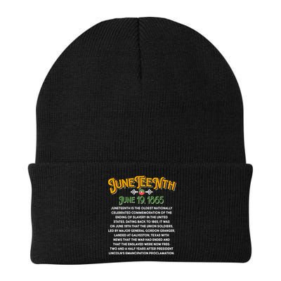 Juneteenth June 19 1865 African American History Beanie