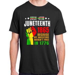 Juneteenth June 1865 Black History African American Freedom Adult ChromaSoft Performance T-Shirt