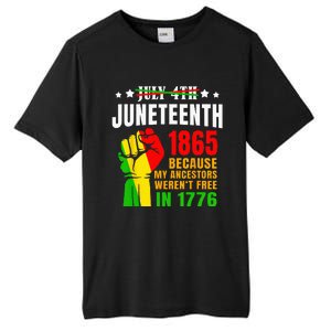 Juneteenth June 1865 Black History African American Freedom Tall Fusion ChromaSoft Performance T-Shirt