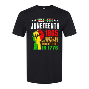 Juneteenth June 1865 Black History African American Freedom Softstyle CVC T-Shirt