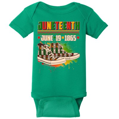 Juneteenth June 19 1865 Sneakers Baby Bodysuit