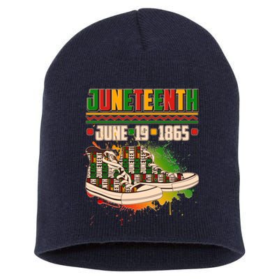 Juneteenth June 19 1865 Sneakers Short Acrylic Beanie