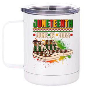 Juneteenth June 19 1865 Sneakers 12 oz Stainless Steel Tumbler Cup