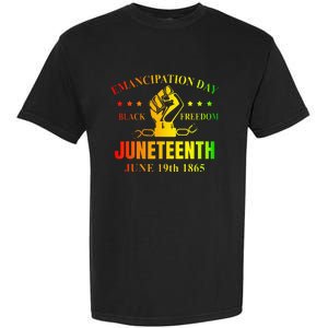 Juneteenth June 1865 Black History African American Freedom Garment-Dyed Heavyweight T-Shirt