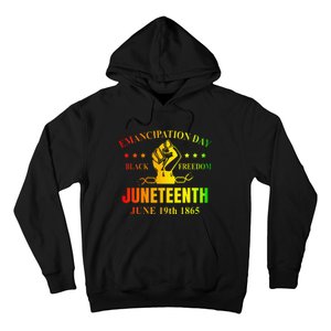 Juneteenth June 1865 Black History African American Freedom Hoodie