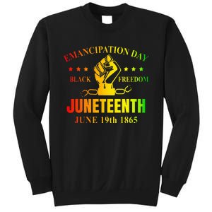 Juneteenth June 1865 Black History African American Freedom Sweatshirt