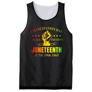 Juneteenth June 1865 Black History African American Freedom Mesh Reversible Basketball Jersey Tank