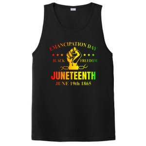 Juneteenth June 1865 Black History African American Freedom PosiCharge Competitor Tank