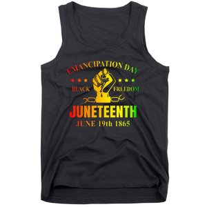 Juneteenth June 1865 Black History African American Freedom Tank Top