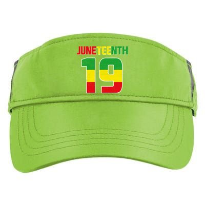 Juneteenth June 19 Melanin African American Black History Gift Adult Drive Performance Visor