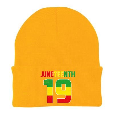 Juneteenth June 19 Melanin African American Black History Gift Knit Cap Winter Beanie