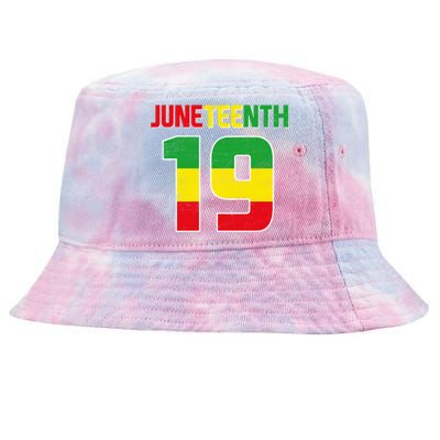 Juneteenth June 19 Melanin African American Black History Gift Tie-Dyed Bucket Hat