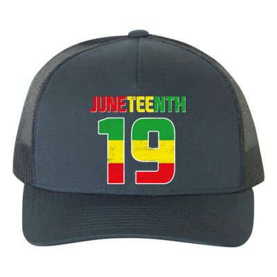 Juneteenth June 19 Melanin African American Black History Gift Yupoong Adult 5-Panel Trucker Hat