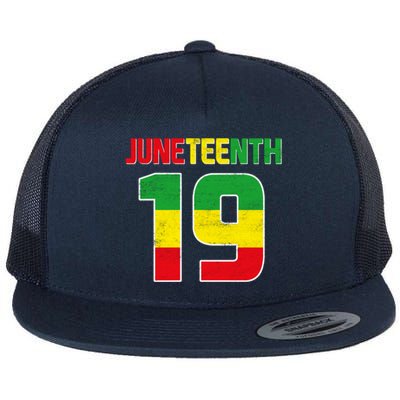 Juneteenth June 19 Melanin African American Black History Gift Flat Bill Trucker Hat