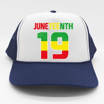 Juneteenth June 19 Melanin African American Black History Gift Trucker Hat