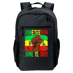 Juneteenth June 19th 1865 Juneteenth Black Freedom Day Flag Daily Commute Backpack