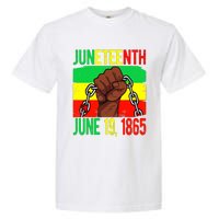 Juneteenth June 19th 1865 Juneteenth Black Freedom Day Flag Garment-Dyed Heavyweight T-Shirt