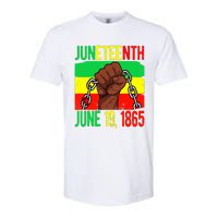 Juneteenth June 19th 1865 Juneteenth Black Freedom Day Flag Softstyle CVC T-Shirt