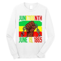 Juneteenth June 19th 1865 Juneteenth Black Freedom Day Flag Long Sleeve Shirt