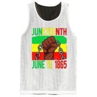 Juneteenth June 19th 1865 Juneteenth Black Freedom Day Flag Mesh Reversible Basketball Jersey Tank