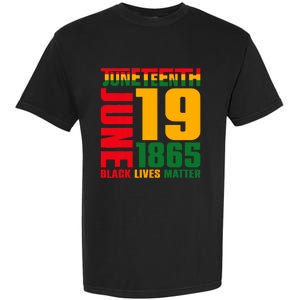 Juneteenth June 19 1865 Black Freedom Day Black Lives Matter Garment-Dyed Heavyweight T-Shirt