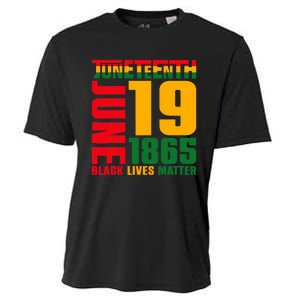 Juneteenth June 19 1865 Black Freedom Day Black Lives Matter Cooling Performance Crew T-Shirt