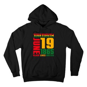 Juneteenth June 19 1865 Black Freedom Day Black Lives Matter Hoodie