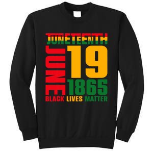 Juneteenth June 19 1865 Black Freedom Day Black Lives Matter Sweatshirt