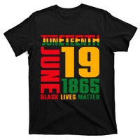 Juneteenth June 19 1865 Black Freedom Day Black Lives Matter T-Shirt