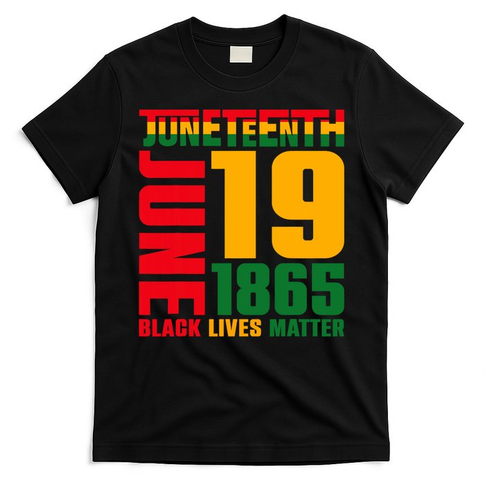 Juneteenth June 19 1865 Black Freedom Day Black Lives Matter T-Shirt