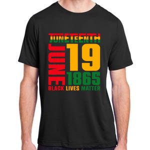 Juneteenth June 19 1865 Black Freedom Day Black Lives Matter Adult ChromaSoft Performance T-Shirt