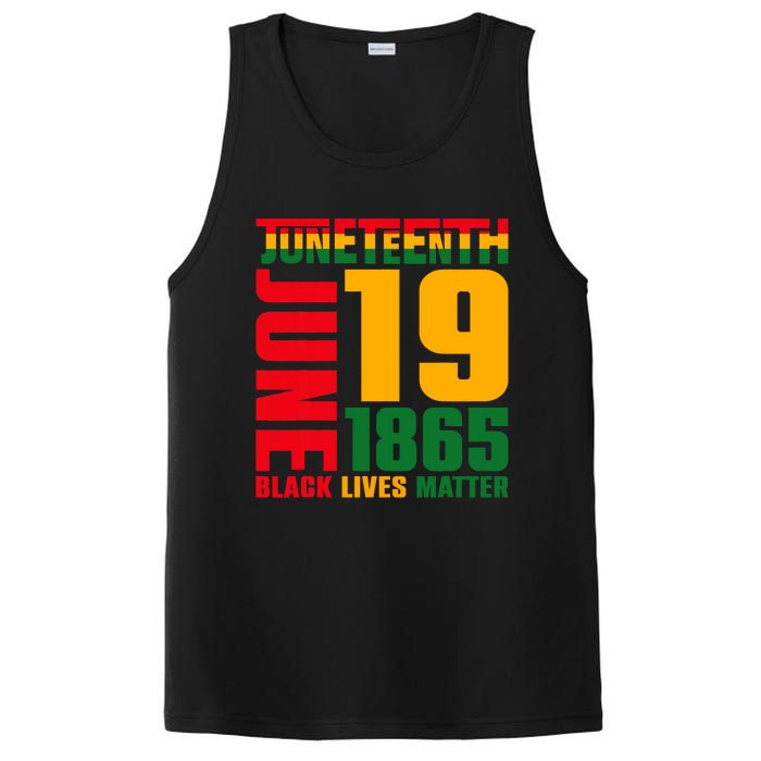 Juneteenth June 19 1865 Black Freedom Day Black Lives Matter PosiCharge Competitor Tank