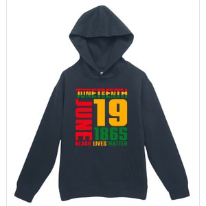 Juneteenth June 19 1865 Black Freedom Day Black Lives Matter Urban Pullover Hoodie