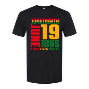 Juneteenth June 19 1865 Black Freedom Day Black Lives Matter Softstyle CVC T-Shirt