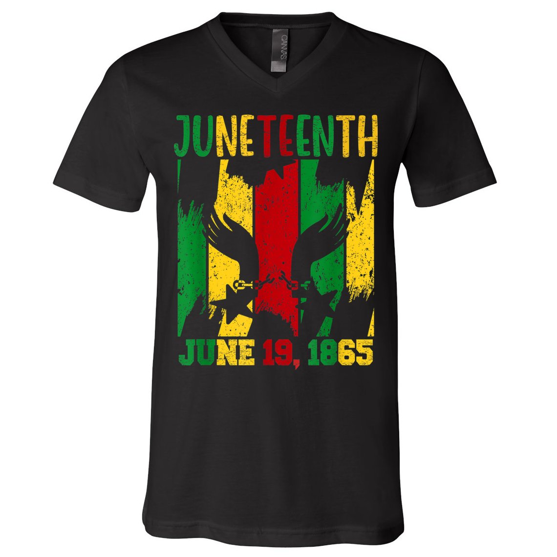 Juneteenth June 19th 1865 Juneteenth Freedom Day V-Neck T-Shirt