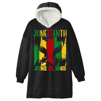 Juneteenth June 19th 1865 Juneteenth Freedom Day Hooded Wearable Blanket