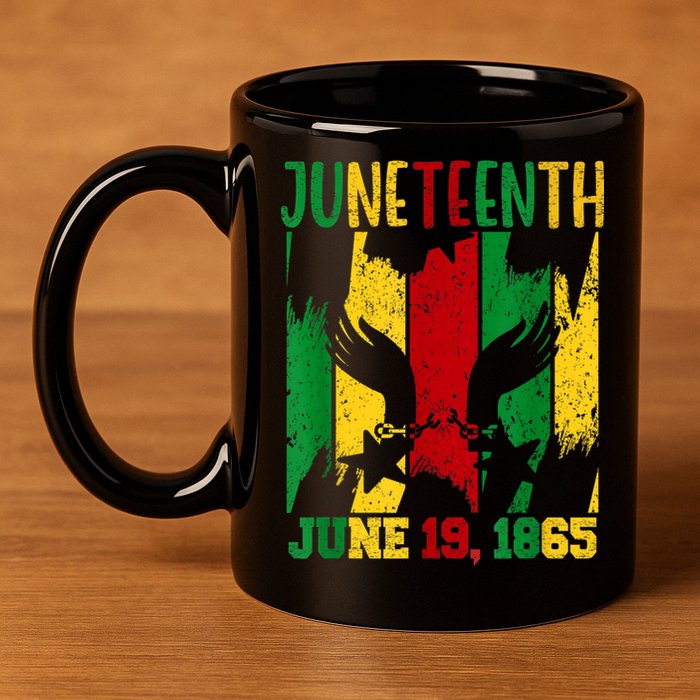 Juneteenth June 19th 1865 Juneteenth Freedom Day 11oz C Handle Ceramic Mug