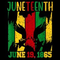 Juneteenth June 19th 1865 Juneteenth Freedom Day Flat Bill Trucker Hat