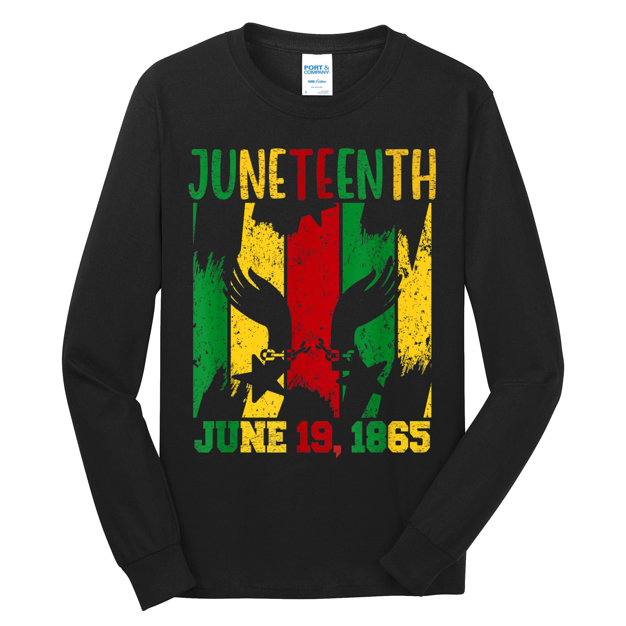 Juneteenth June 19th 1865 Juneteenth Freedom Day Tall Long Sleeve T-Shirt