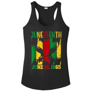 Juneteenth June 19th 1865 Juneteenth Freedom Day Ladies PosiCharge Competitor Racerback Tank