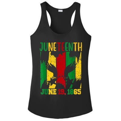 Juneteenth June 19th 1865 Juneteenth Freedom Day Ladies PosiCharge Competitor Racerback Tank