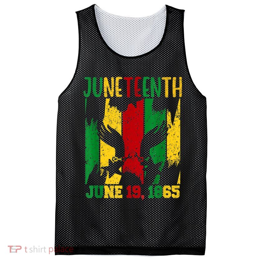 Juneteenth June 19th 1865 Juneteenth Freedom Day Mesh Reversible Basketball Jersey Tank