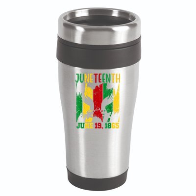 Juneteenth June 19th 1865 Juneteenth Freedom Day 16oz Travel Tumbler