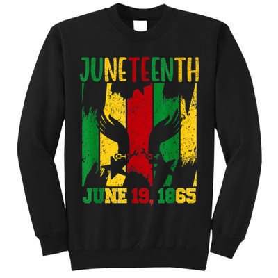 Juneteenth June 19th 1865 Juneteenth Freedom Day Tall Sweatshirt