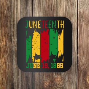 Juneteenth June 19th 1865 Juneteenth Freedom Day Coaster