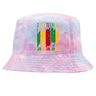 Juneteenth June 19th 1865 Juneteenth Freedom Day Tie-Dyed Bucket Hat