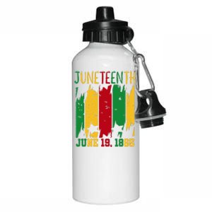 Juneteenth June 19th 1865 Juneteenth Freedom Day Aluminum Water Bottle